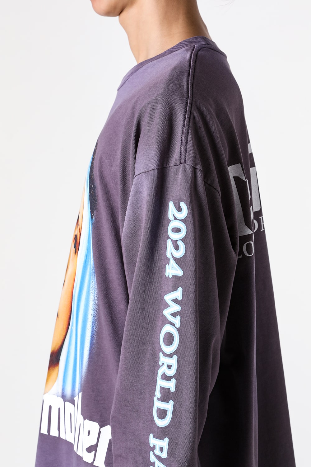 リベーレ LIBERE Famous Long Sleeve T-shirt （Purple） Purple