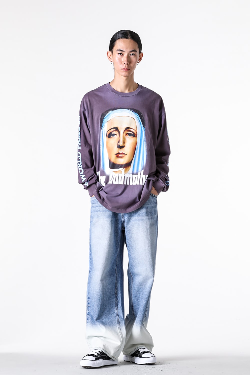 リベーレ LIBERE Famous Long Sleeve T-shirt （Purple） Purple