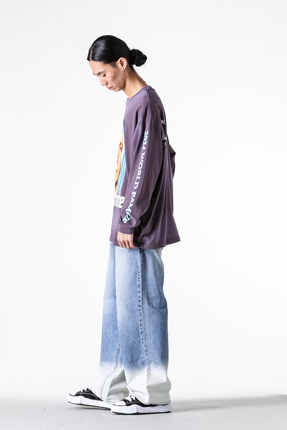 リベーレ LIBERE Famous Long Sleeve T-shirt （Purple） Purple