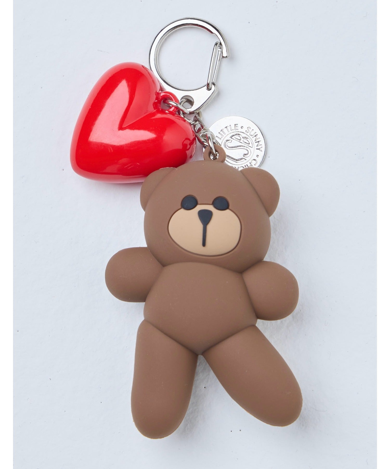 リトルサニーバイト little sunny bite 【Little Sunny Bite】bear heart key chain （ブラウン） ブラウン