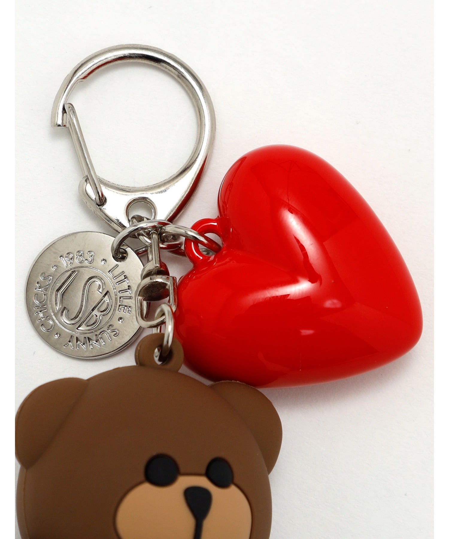 リトルサニーバイト little sunny bite 【Little Sunny Bite】bear heart key chain （ブラウン） ブラウン