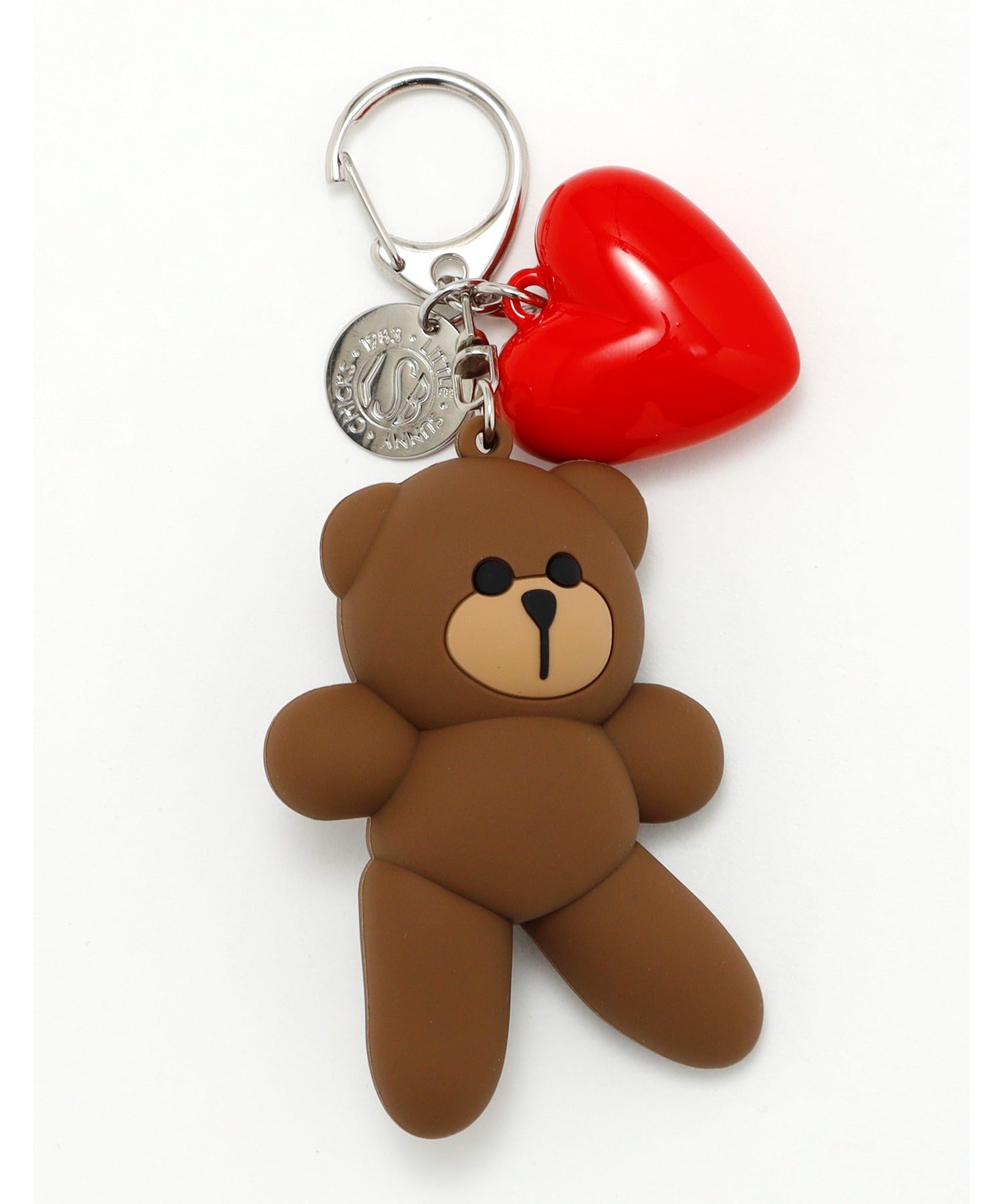 リトルサニーバイト little sunny bite 【Little Sunny Bite】bear heart key chain （ブラウン） ブラウン