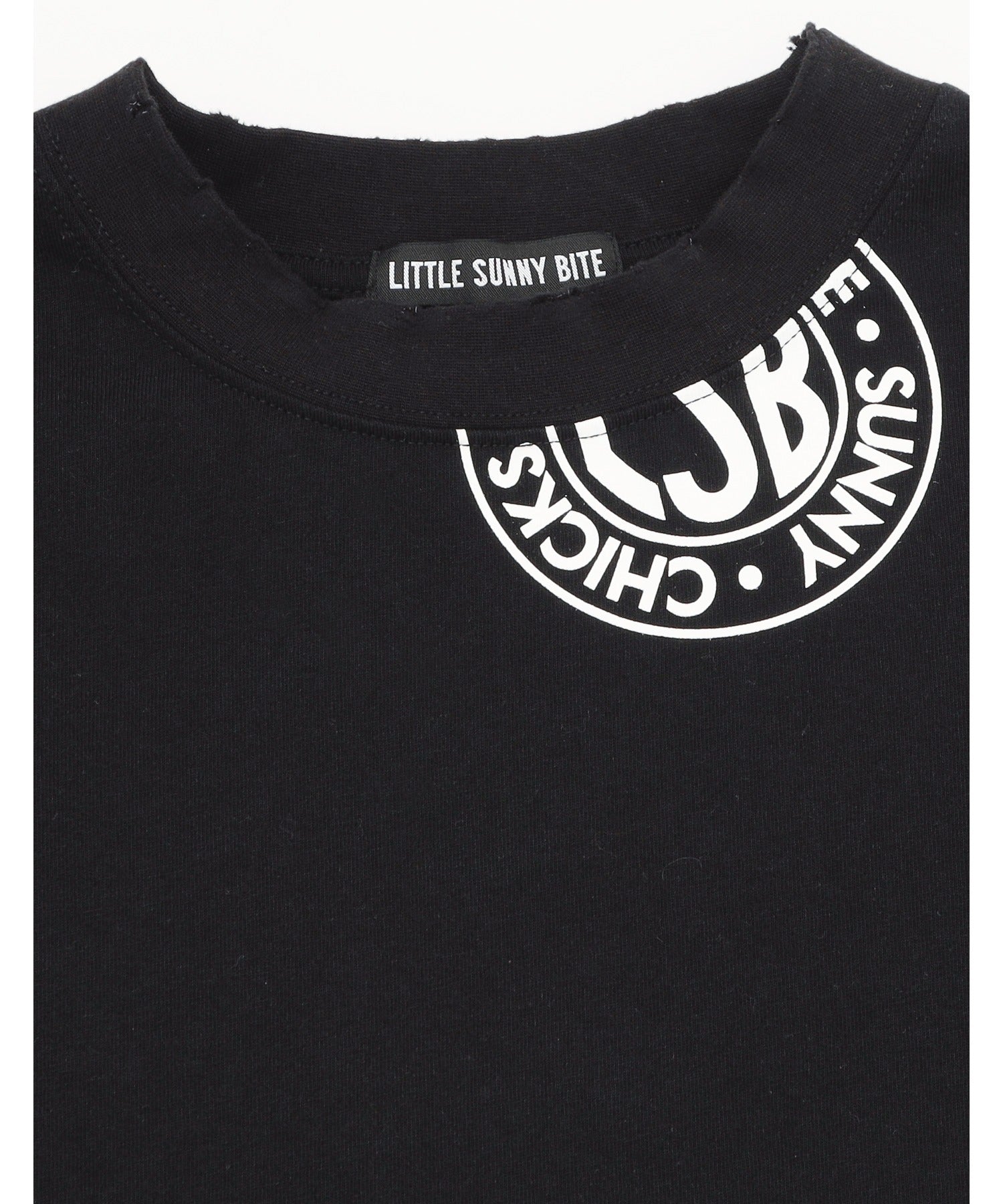 リトルサニーバイト little sunny bite 【little sunny bite】HELLO KITTY x little sunny bite long tee （ブラック） ブラック