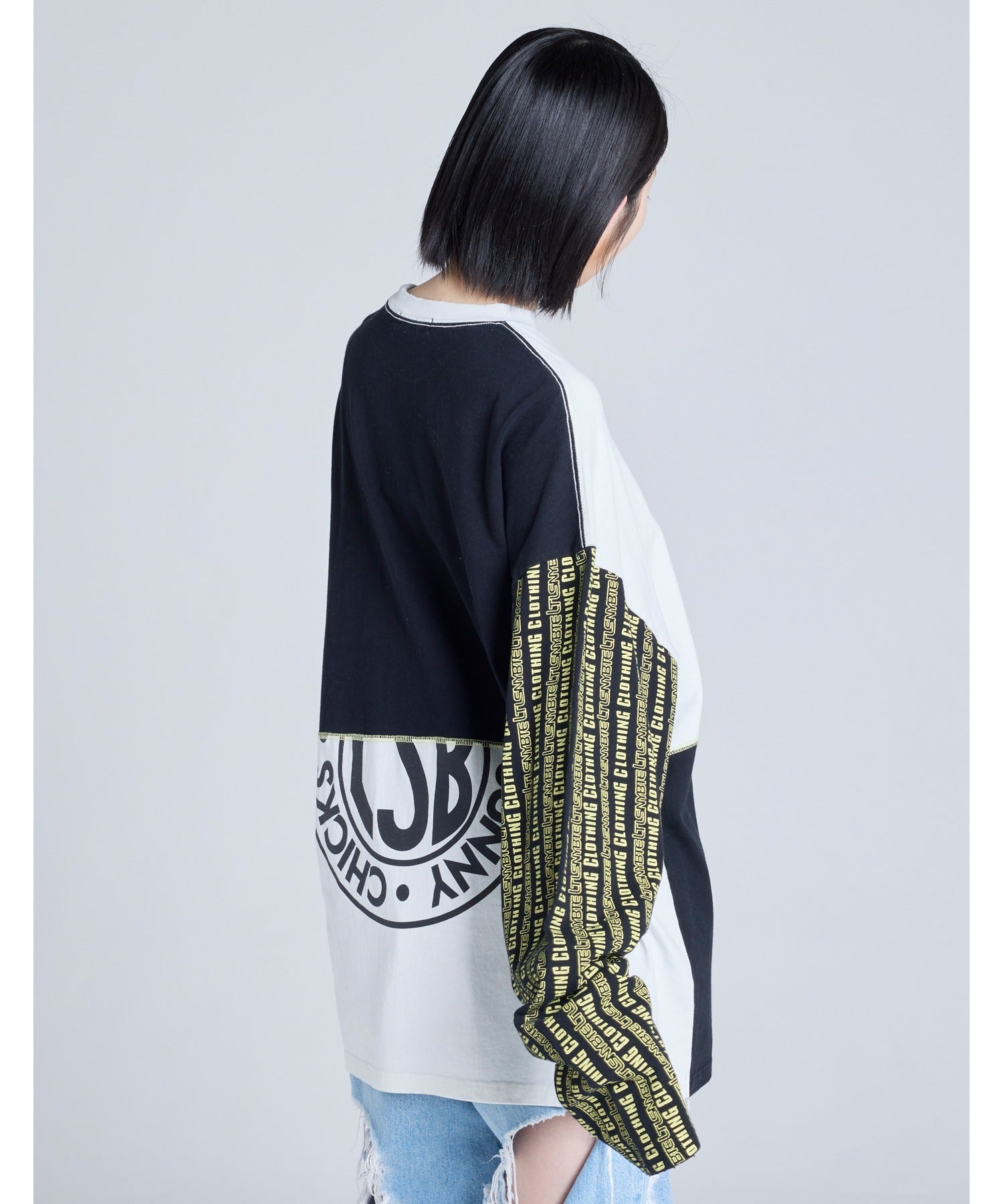 リトルサニーバイト little sunny bite 【Little Sunny Bite】LSB logo long tee （ピンク） ピンク