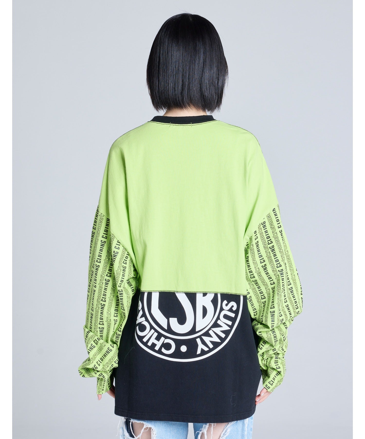 リトルサニーバイト little sunny bite 【Little Sunny Bite】LSB logo long tee （ピンク） ピンク