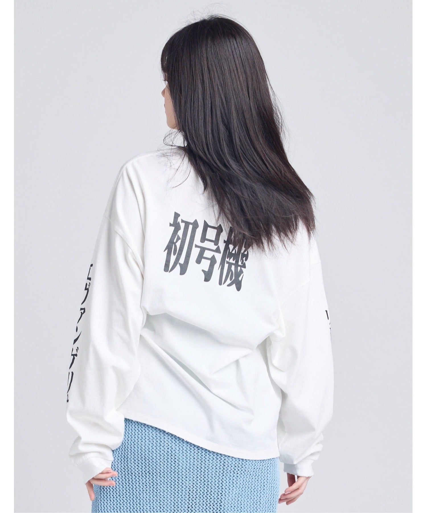 リトルサニーバイト little sunny bite evangelion x little sunny bite long tee （ホワイト） ホワイト