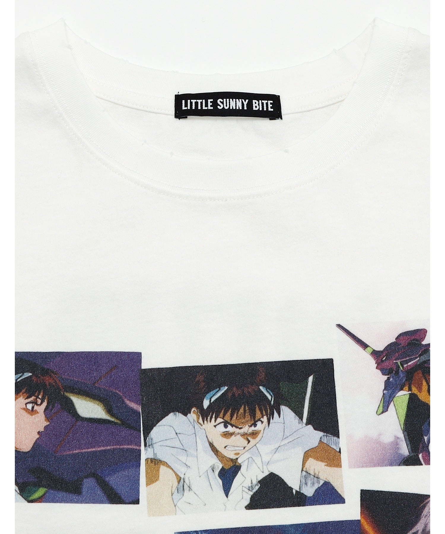 リトルサニーバイト little sunny bite evangelion x little sunny bite long tee （ホワイト） ホワイト