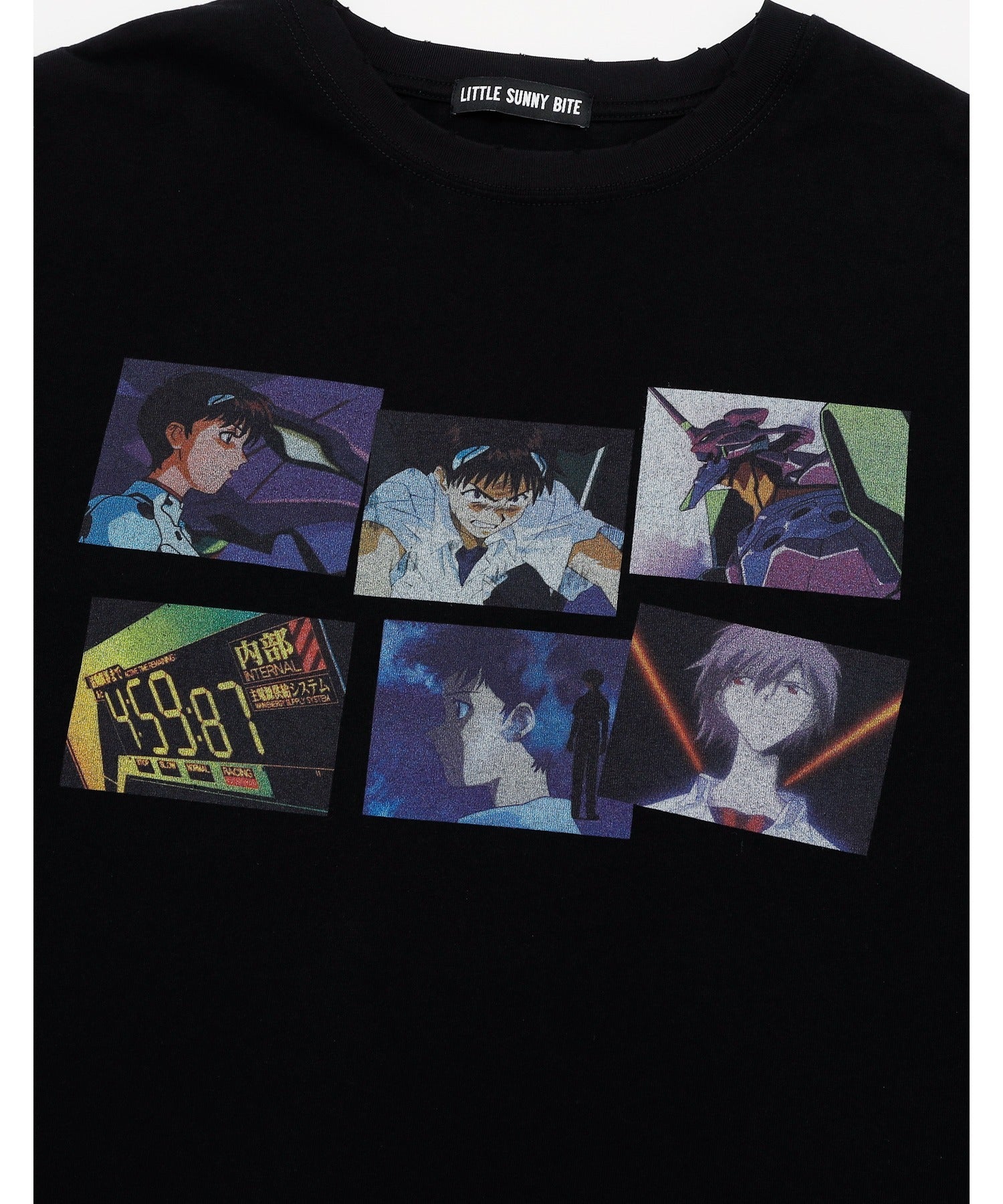 リトルサニーバイト little sunny bite evangelion x little sunny bite long tee （ホワイト） ホワイト