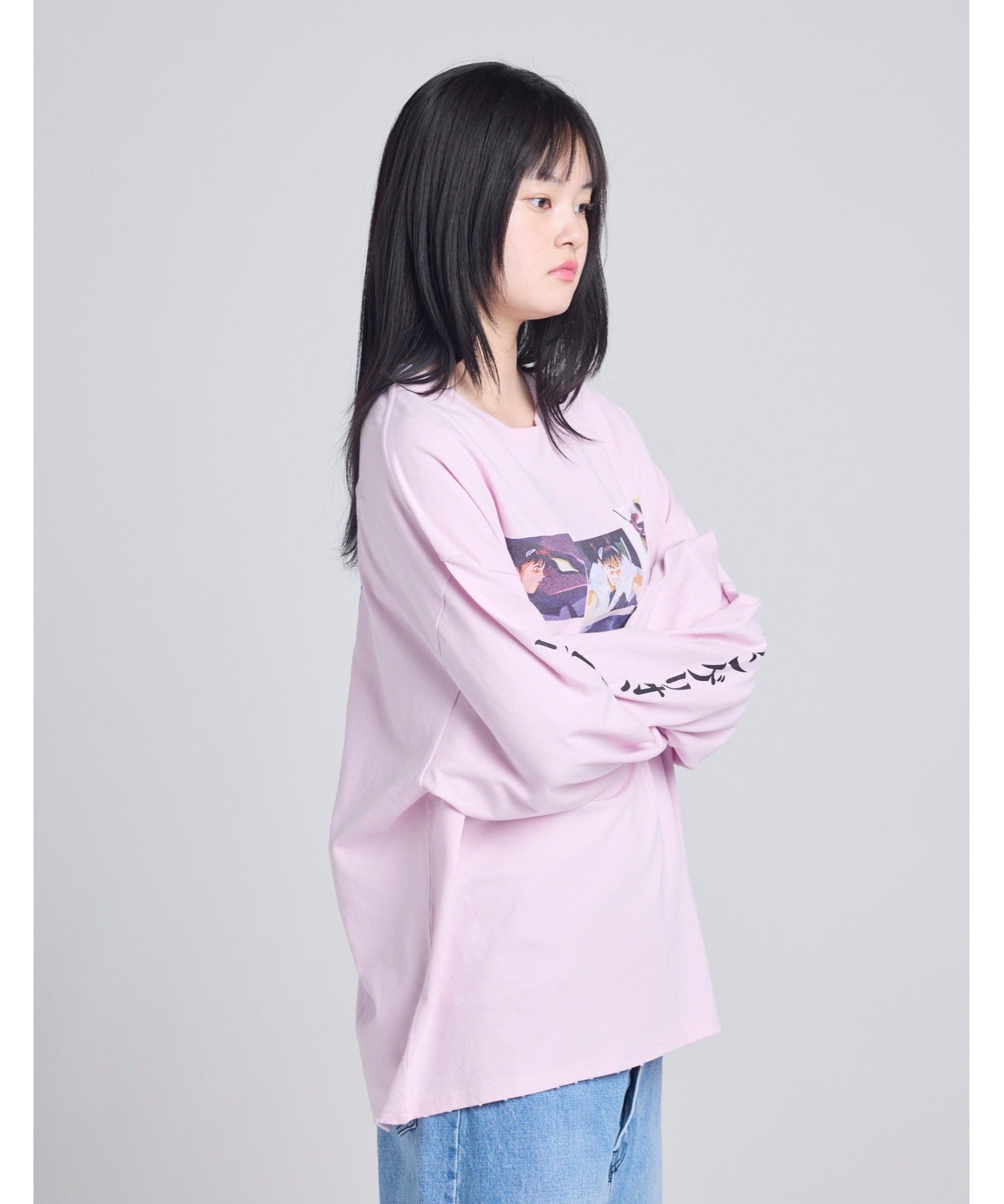 リトルサニーバイト little sunny bite evangelion x little sunny bite long tee （ホワイト） ホワイト