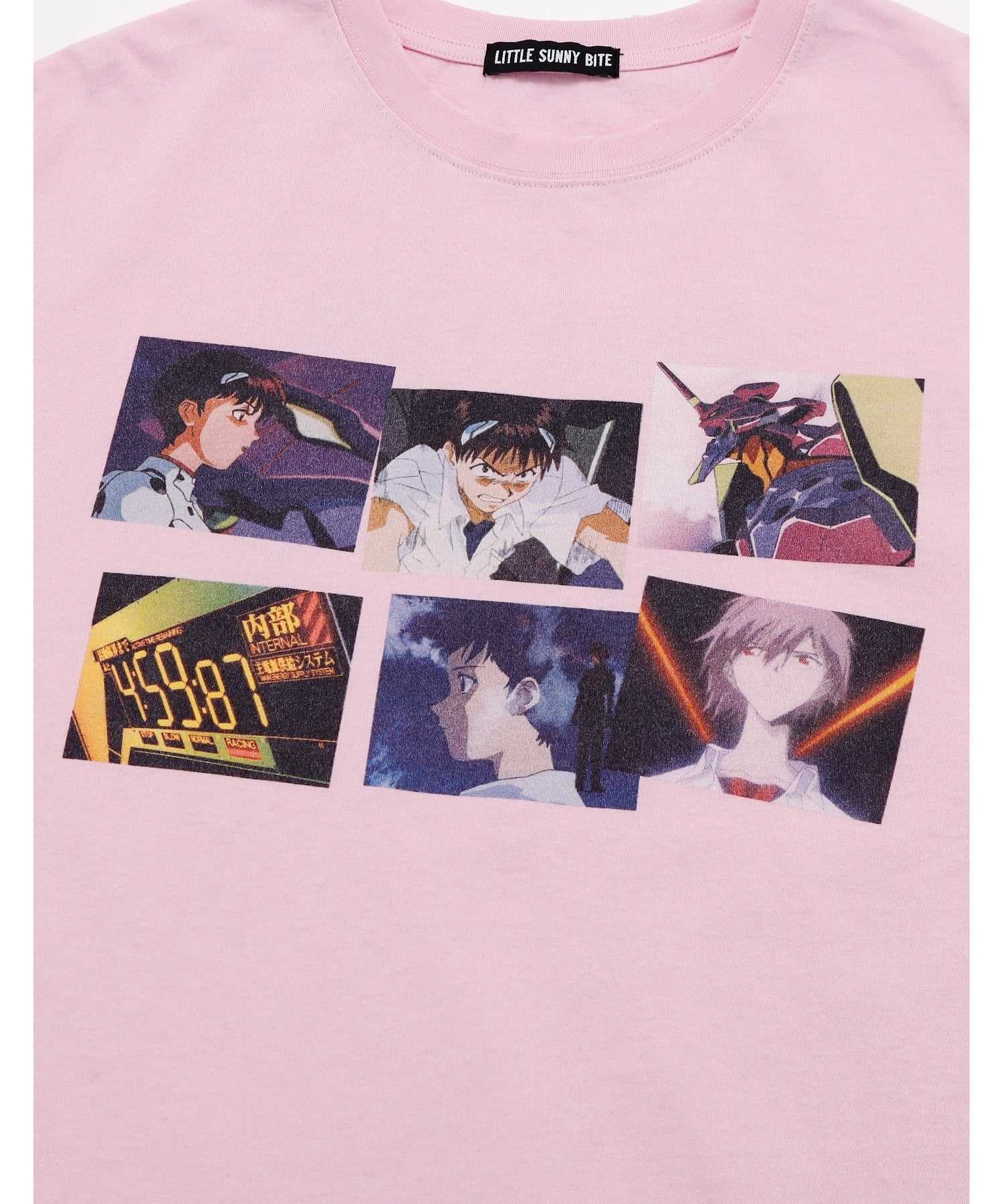 リトルサニーバイト little sunny bite evangelion x little sunny bite long tee （ホワイト） ホワイト
