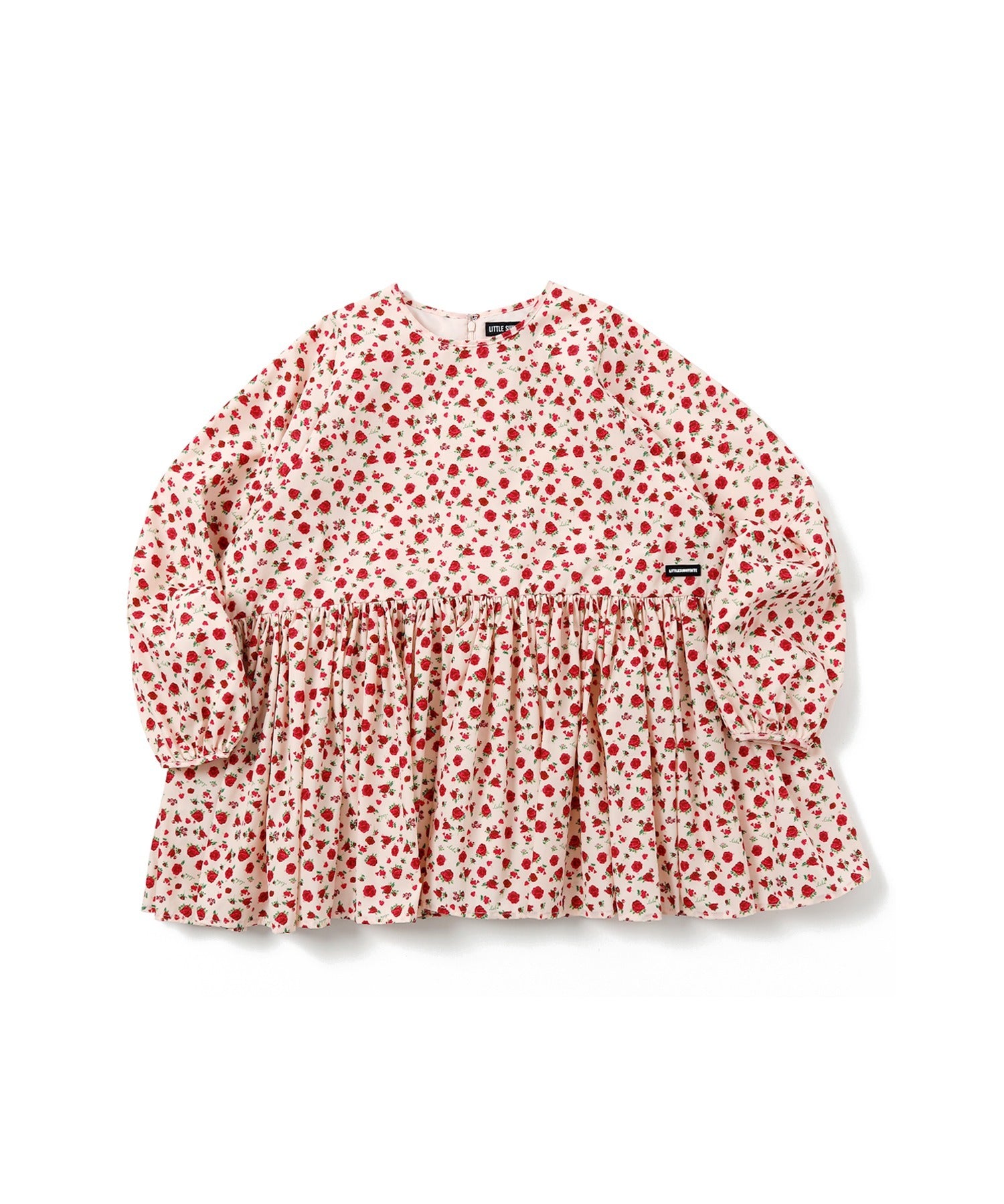 リトルサニーバイト little sunny bite rose nylon mini dress （アイボリー） アイボリー