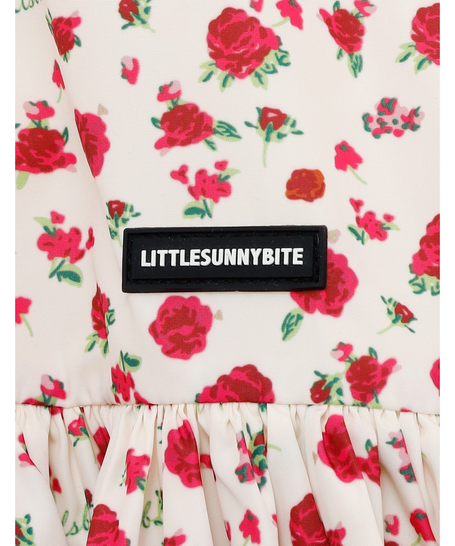 リトルサニーバイト little sunny bite rose nylon mini dress （アイボリー） アイボリー