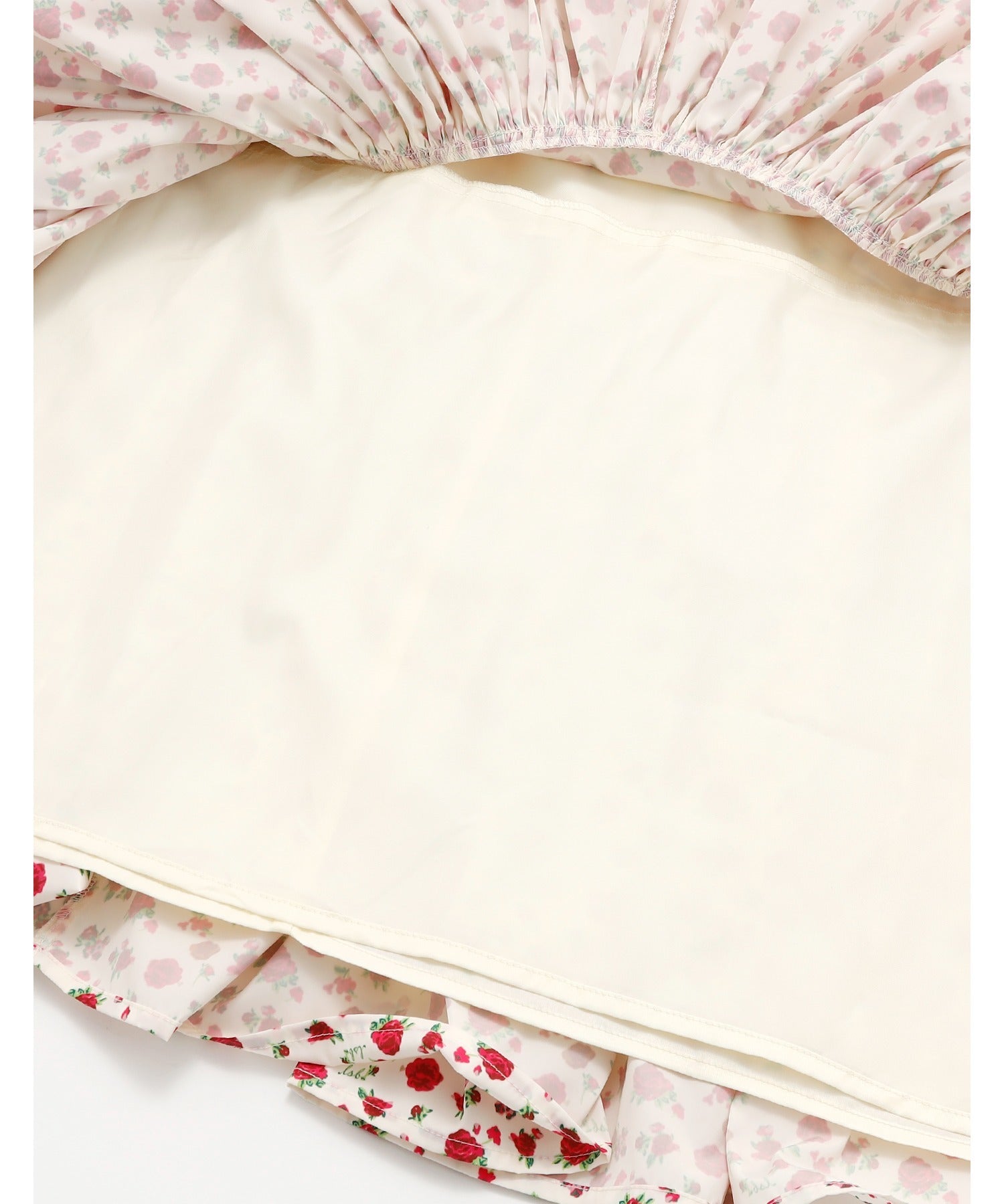 リトルサニーバイト little sunny bite rose nylon mini dress （アイボリー） アイボリー