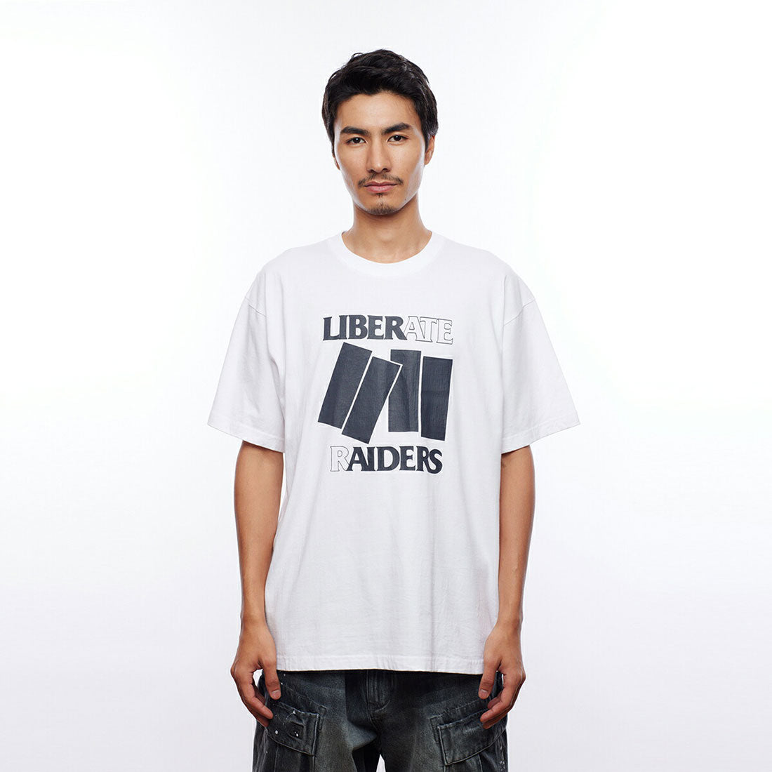 リベレイダース Liberaiders Liberaiders COMPOSITION TEE（リベレイダース コンポジション ティー） （WHITE） WHITE