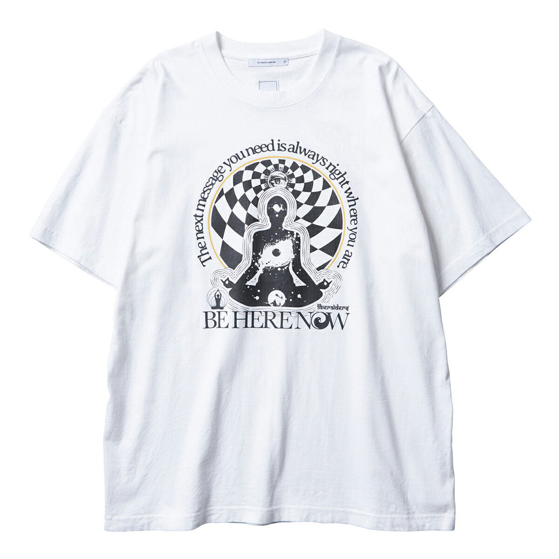リベレイダース Liberaiders Liberaiders BE HERE NOW TEE（リベレイダース ビー ヒア ナウ ティー） （WHITE） WHITE