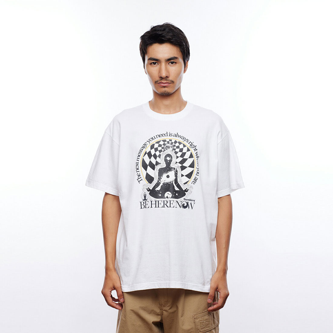 リベレイダース Liberaiders Liberaiders BE HERE NOW TEE（リベレイダース ビー ヒア ナウ ティー） （WHITE） WHITE