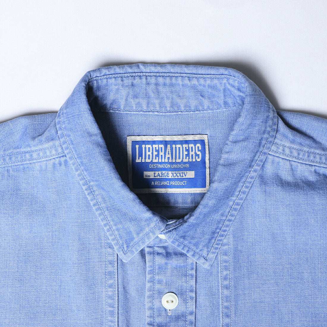リベレイダース Liberaiders Liberaiders UTILITY DENIM SHIRT（リベレイダース ユーティリティー デニムシャツ） （BLUE） BLUE