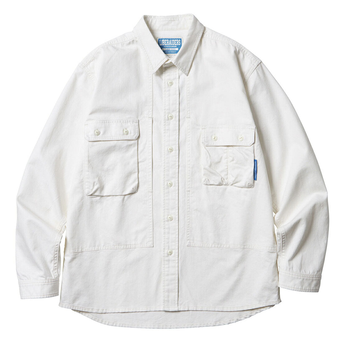 リベレイダース Liberaiders Liberaiders UTILITY DENIM SHIRT（リベレイダース ユーティリティー デニムシャツ） （WHITE） WHITE