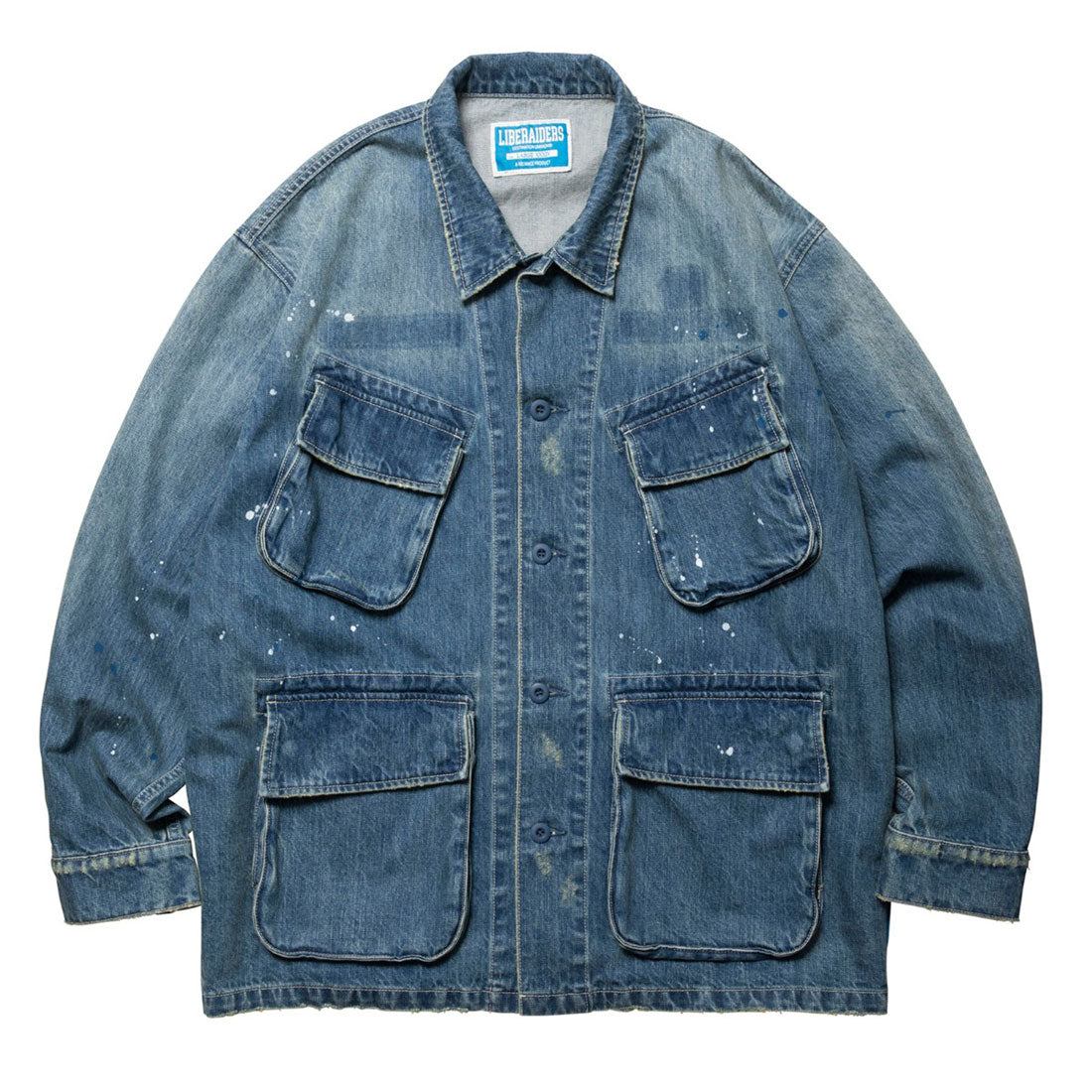 ジャケット・アウター Liberaiders DENIM COMBAT JACKET Liberaiders Denim Combat Jacket