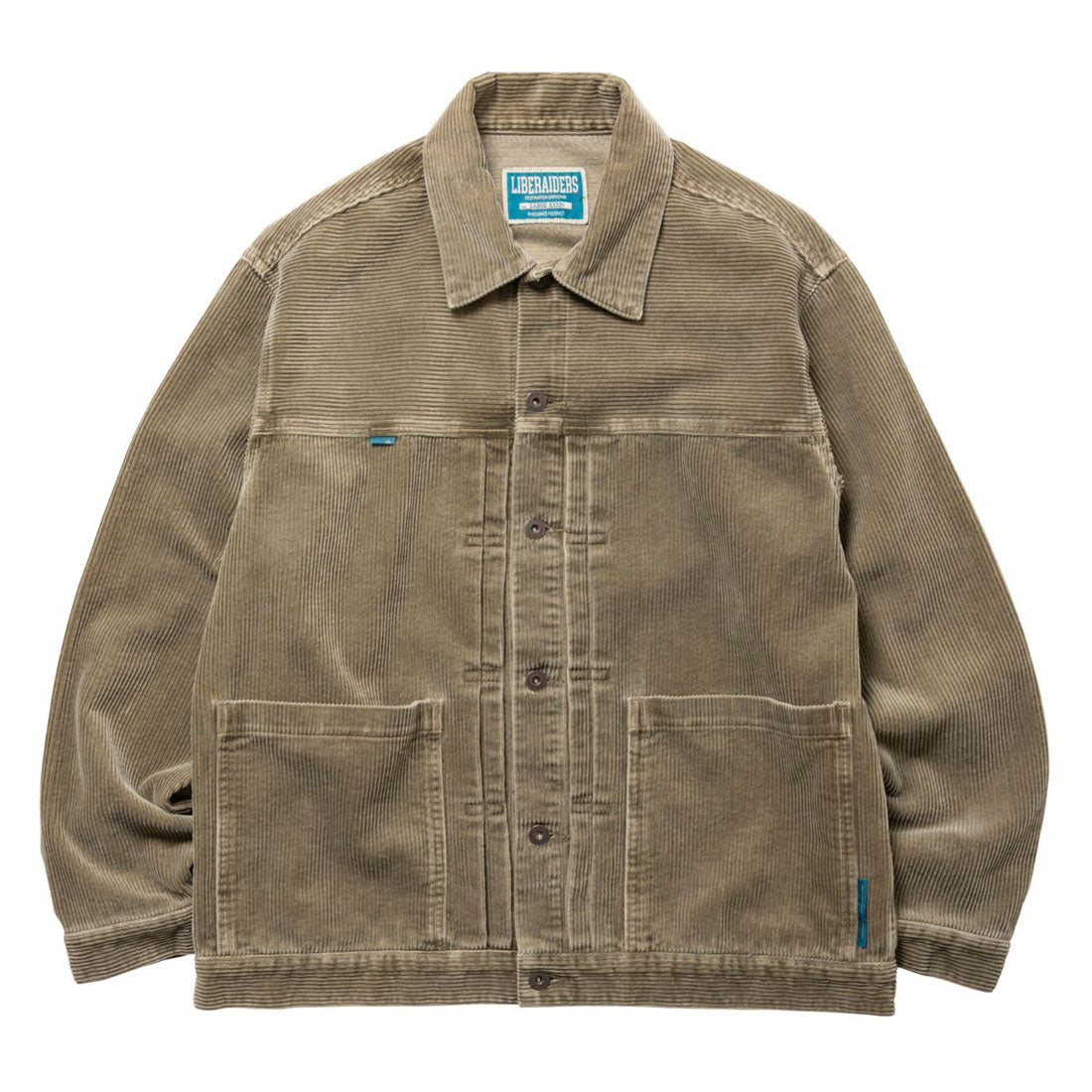 リベレイダース Liberaiders ガーメントダイ コーデュロイ ジャケット（GARMENT DYED CORDUROY JACKET） （BEIGE） BEIGE