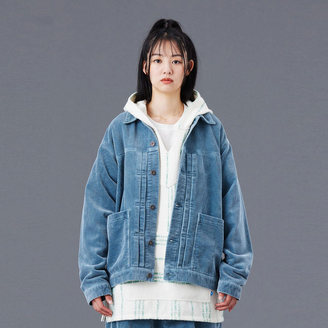 リベレイダース Liberaiders ガーメントダイ コーデュロイ ジャケット（GARMENT DYED CORDUROY JACKET） （BLUE） BLUE