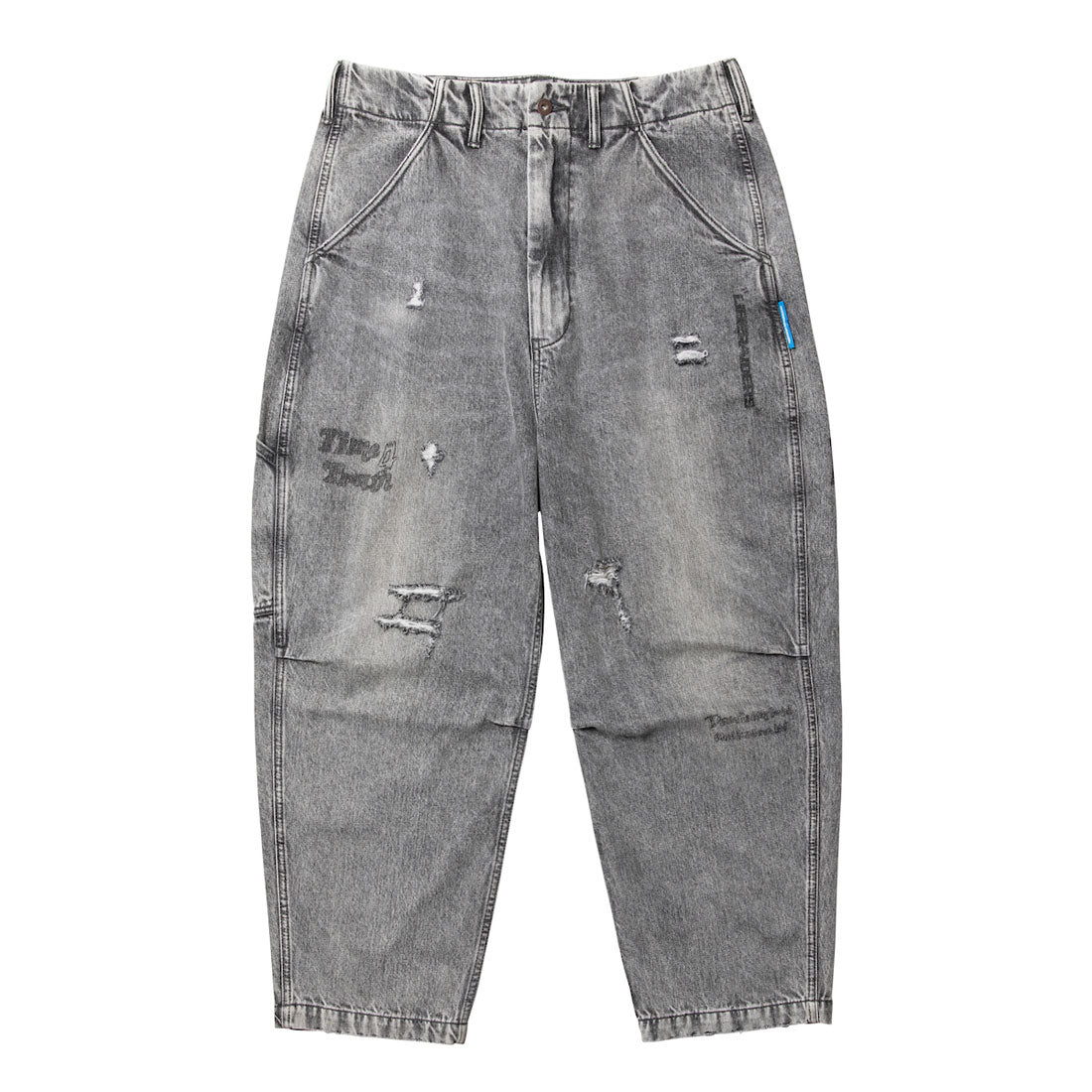 リベレイダース Liberaiders ダメージド デニム サルエル パンツ（DAMAGED DENIM SARROUEL PANTS） （BLACK） BLACK