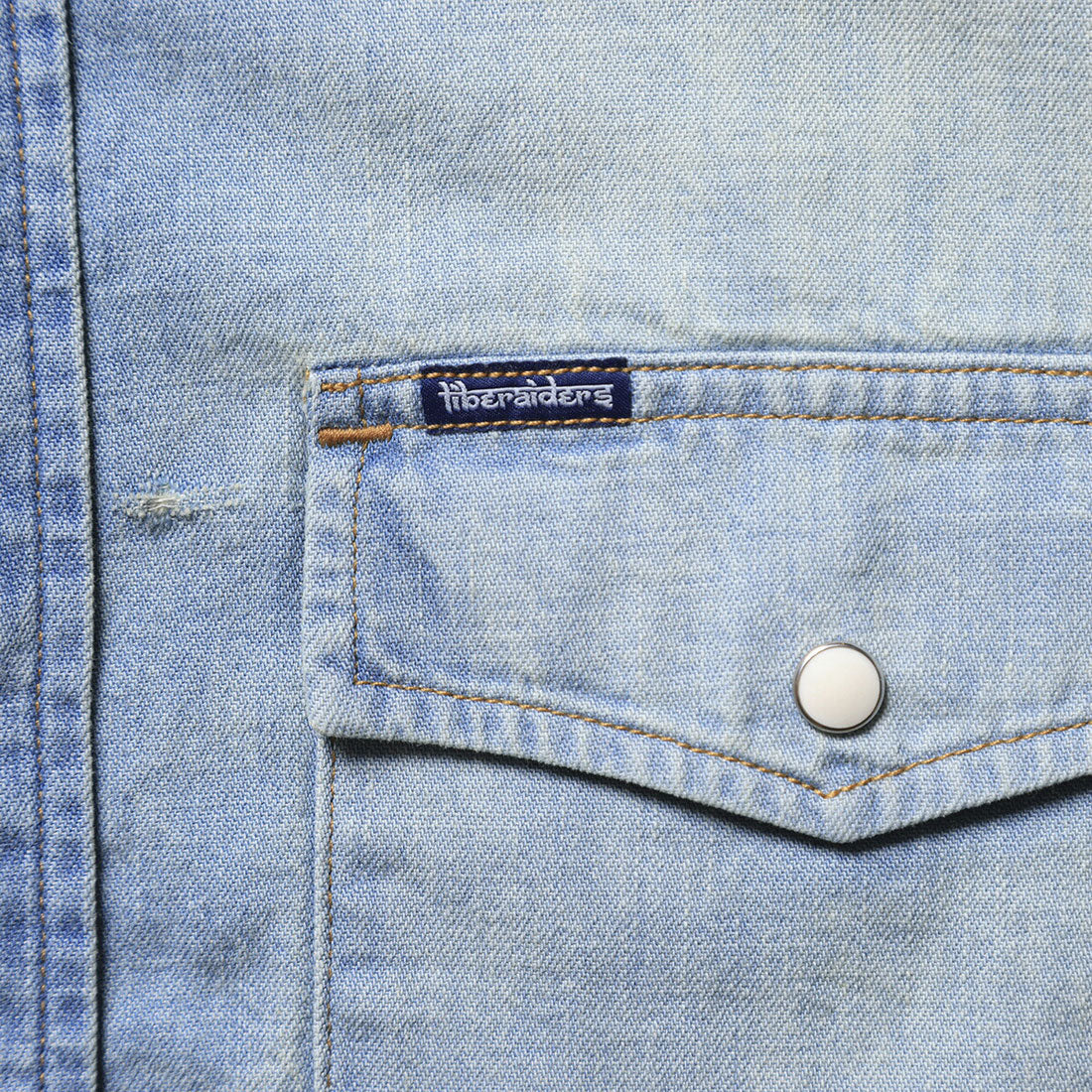 リベレイダース Liberaiders Liberaiders TRIBAL DENIM SHIRT（リベレイダース トライバル デニム シャツ） （BLUE） BLUE