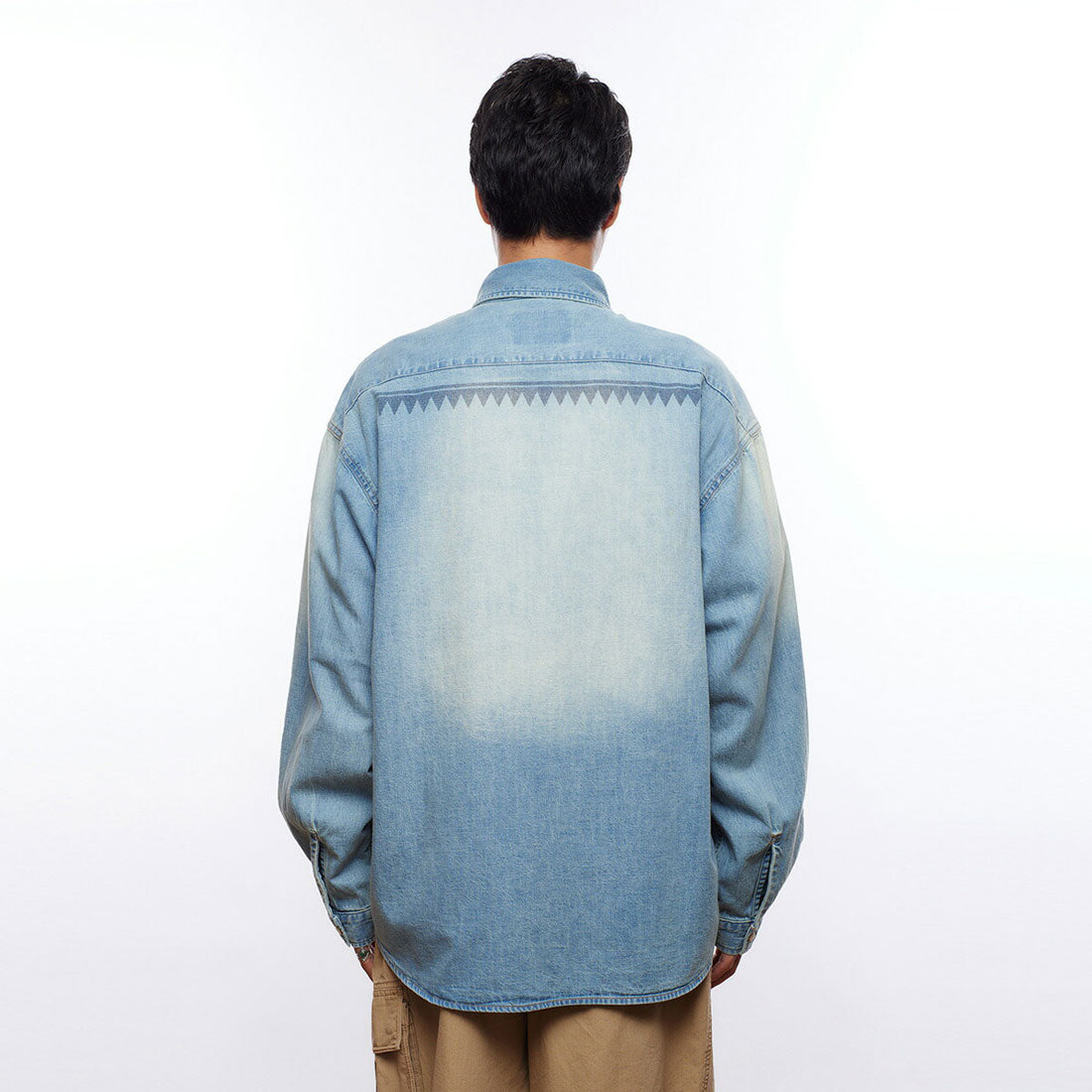 リベレイダース Liberaiders Liberaiders TRIBAL DENIM SHIRT（リベレイダース トライバル デニム シャツ） （BLUE） BLUE