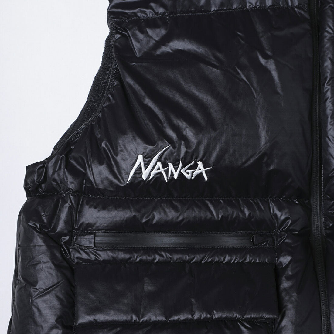 リベレイダース Liberaiders NANGA × Liberaiders RIPSTOP NYLON DOWN VEST（ナンガ×リベレイダース リップストップ ナイロン ダウン ベスト） （BLACK） BLACK
