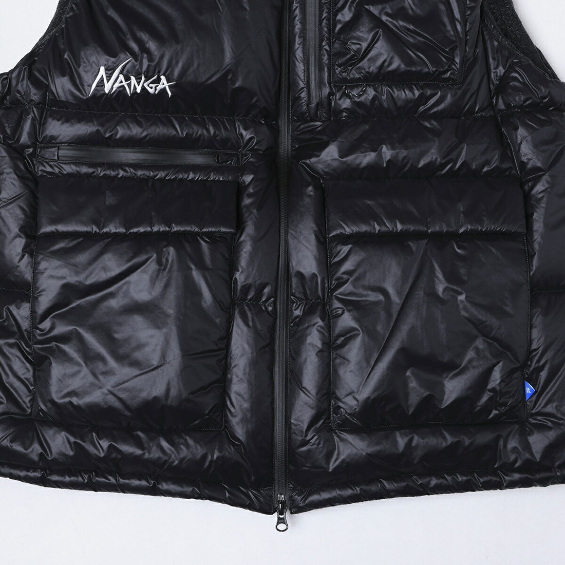 リベレイダース Liberaiders NANGA × Liberaiders RIPSTOP NYLON DOWN VEST（ナンガ×リベレイダース リップストップ ナイロン ダウン ベスト） （BLACK） BLACK