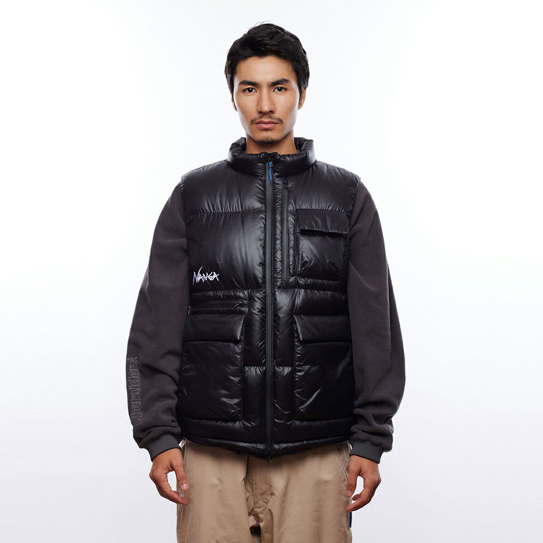 リベレイダース Liberaiders NANGA × Liberaiders RIPSTOP NYLON DOWN VEST（ナンガ×リベレイダース リップストップ ナイロン ダウン ベスト） （BLACK） BLACK