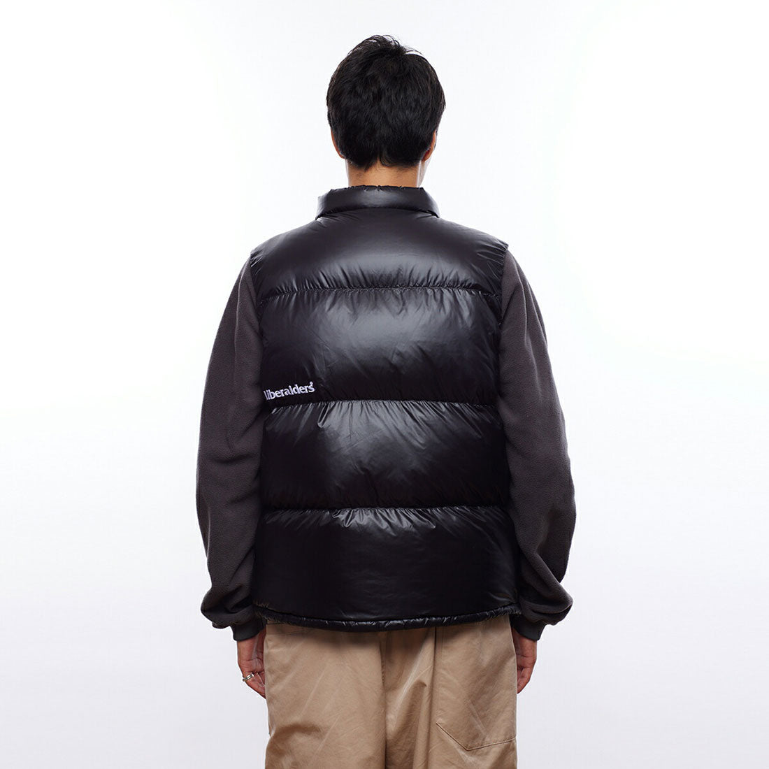 リベレイダース Liberaiders NANGA × Liberaiders RIPSTOP NYLON DOWN VEST（ナンガ×リベレイダース リップストップ ナイロン ダウン ベスト） （BLACK） BLACK