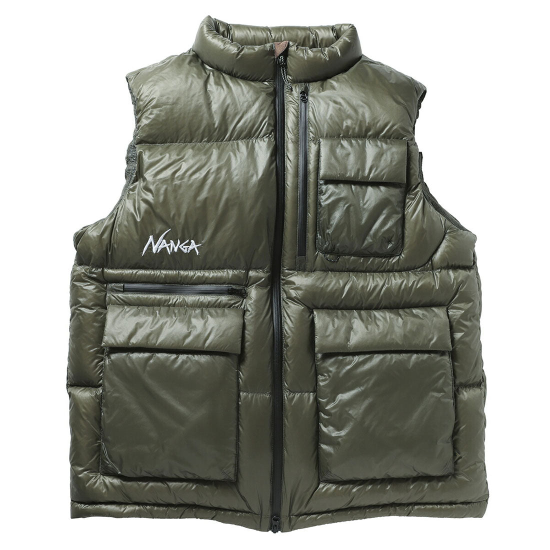 リベレイダース Liberaiders NANGA × Liberaiders RIPSTOP NYLON DOWN VEST（ナンガ×リベレイダース リップストップ ナイロン ダウン ベスト） （OLIVE） OLIVE