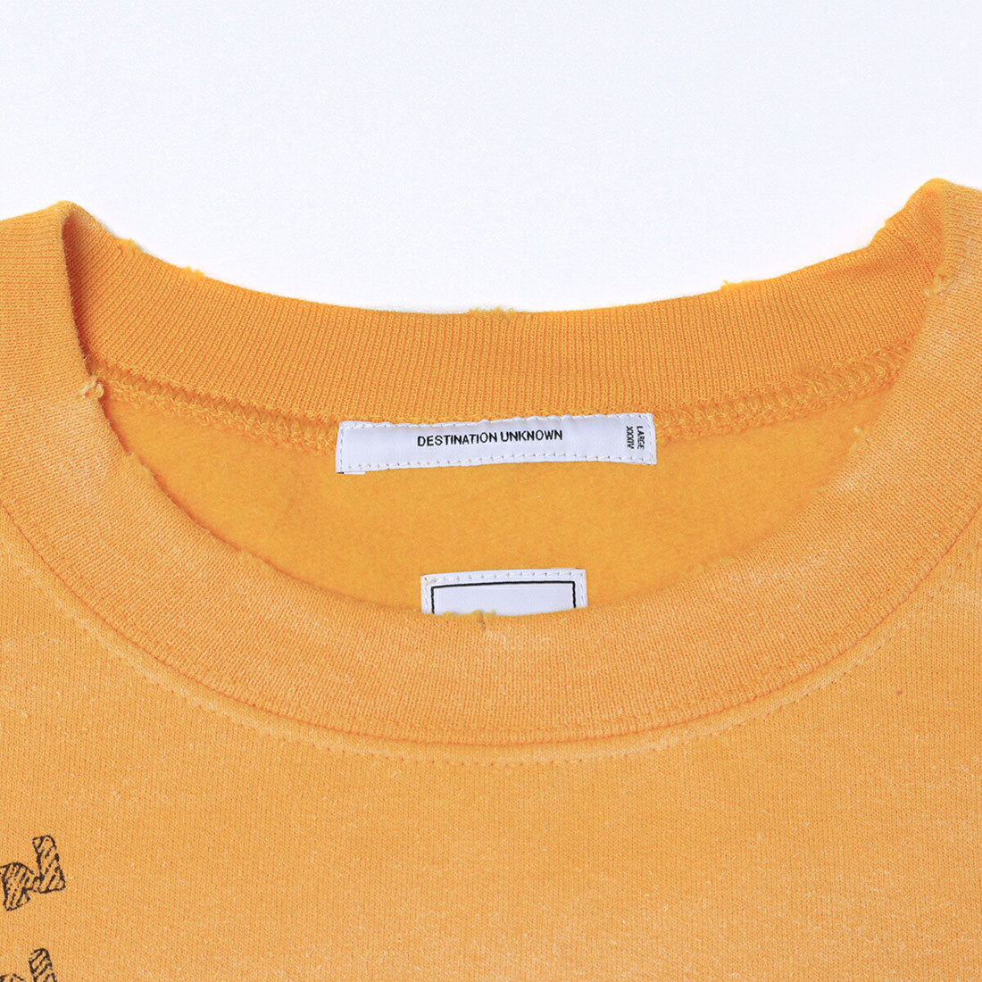 リベレイダース Liberaiders Liberaiders HANDWRITING PRINT CREWNECK（リベレイダース ハンドライティング プリント クルーネック） （YELLOW） YELLOW
