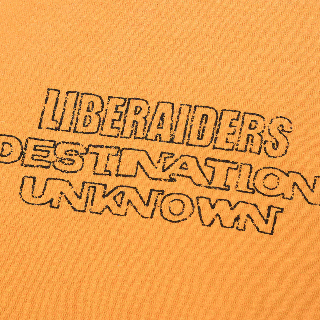 リベレイダース Liberaiders Liberaiders HANDWRITING PRINT CREWNECK（リベレイダース ハンドライティング プリント クルーネック） （YELLOW） YELLOW