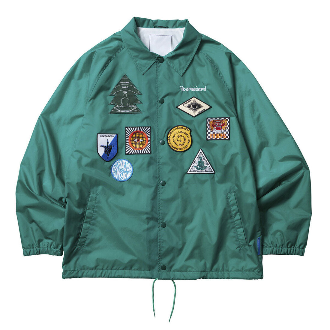 リベレイダース Liberaiders Liberaiders PATCH COACH JACKET（リベレイダース パッチ コーチジャケット） （GREEN） GREEN