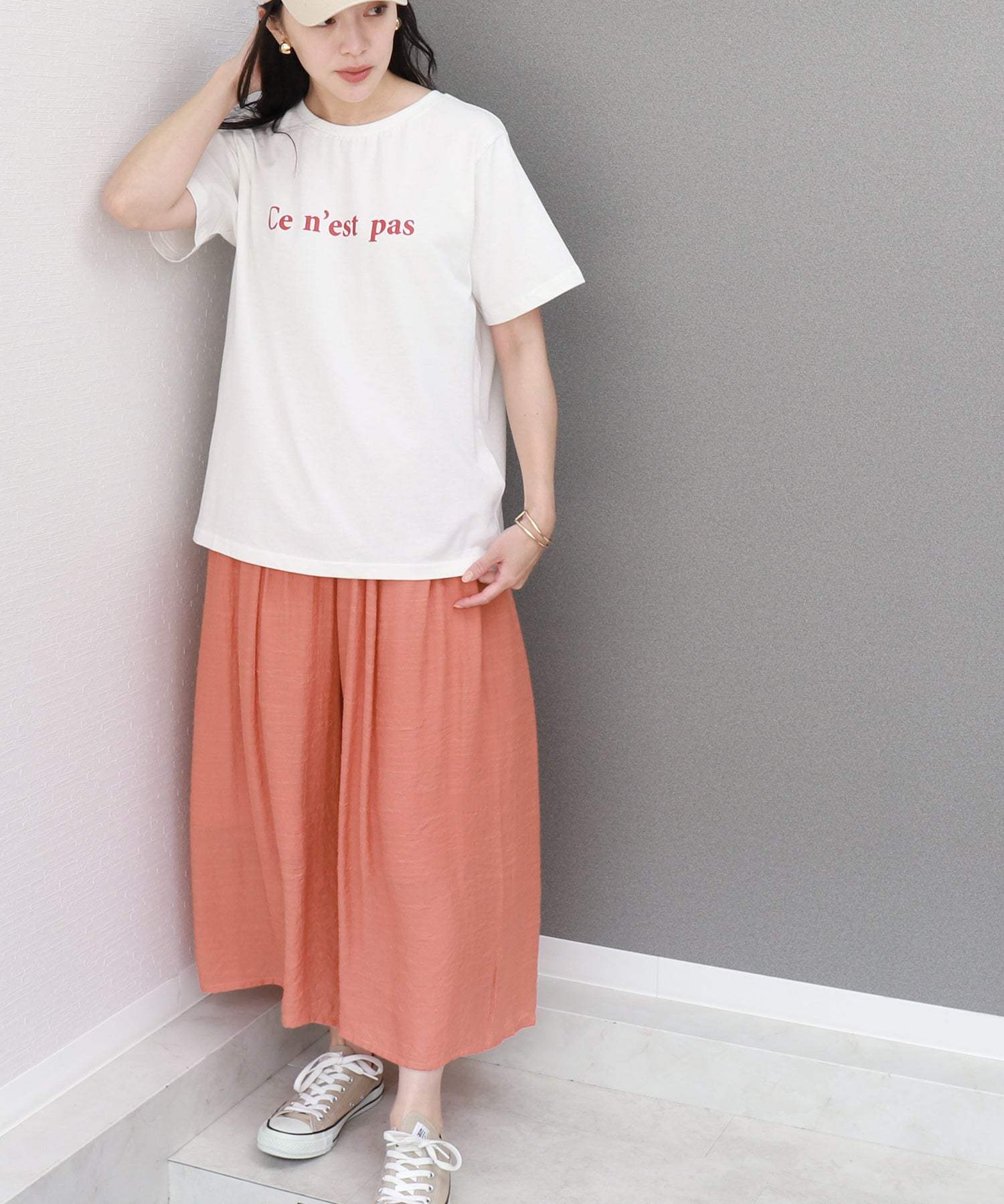 リベル モア libelle more 〈洗える〉ウエストフリルギャザーパンツ （ターコイズ） ターコイズ