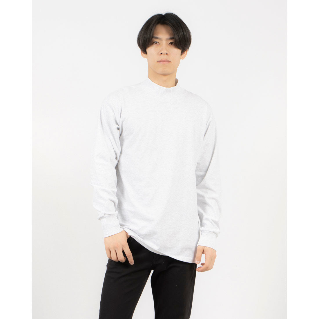 ライフウェア LIFEWEAR LIFEWEAR MOCK NECK LONG SLEEVE TSHIRTSライフウェア モックネック ロングスリーブT （アッシュ） アッシュ