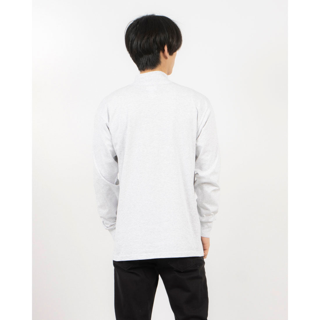ライフウェア LIFEWEAR LIFEWEAR MOCK NECK LONG SLEEVE TSHIRTSライフウェア モックネック ロングスリーブT （アッシュ） アッシュ
