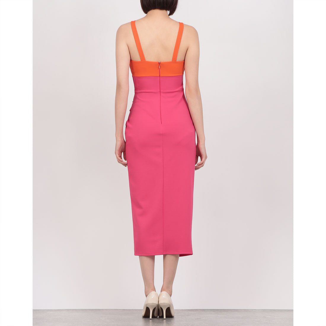 リプシーロンドン LIPSY LONDON ワンピース （PINK×ORANGE） PINK×ORANGE