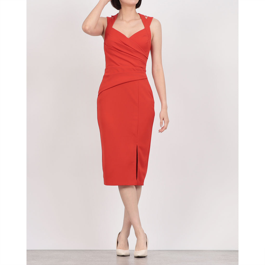 リプシーロンドン LIPSY LONDON ワンピース （Red） Red