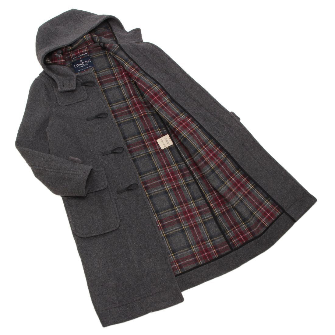 ロンドントラディション LONDON TRADITION コート ダッフルコート メルトン グレー レディース LONDON TRADITION M11 LT65 （GREY GS） GREY GS