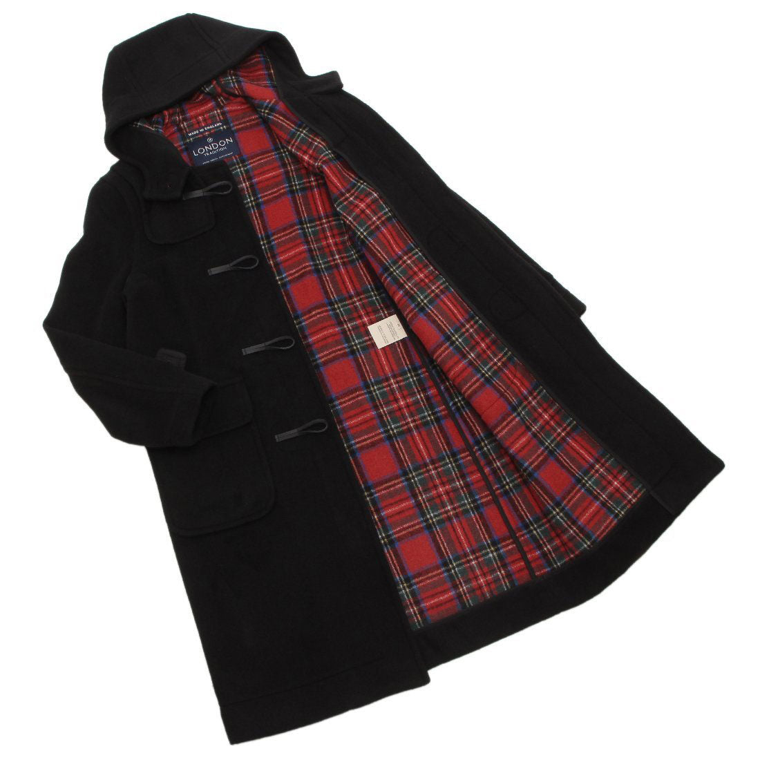 ロンドントラディション LONDON TRADITION コート ダッフルコート メルトン ブラック レディース LONDON TRADITION M11 LT65 （BLACK RS） BLACK RS