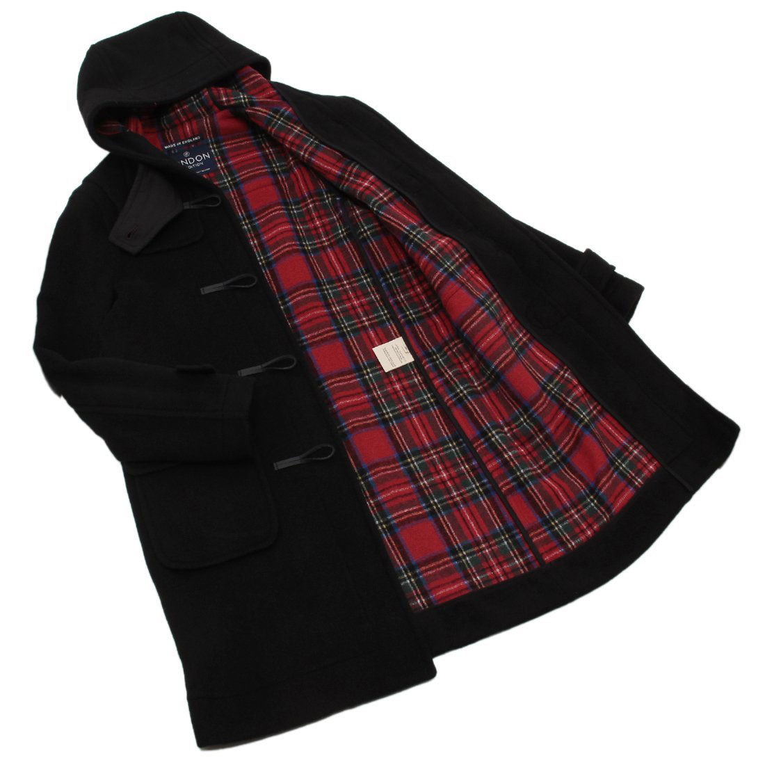ロンドントラディション LONDON TRADITION コート エリカ ダッフルコート メルトン ブラック レディース LONDON TRADITION ERICA LT65 （BLACK RS） BLACK RS