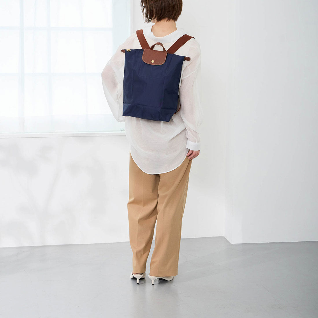 LONGCHAMP Backpack Le Pliage Original Backpack M Size 10284 089 P68 MA