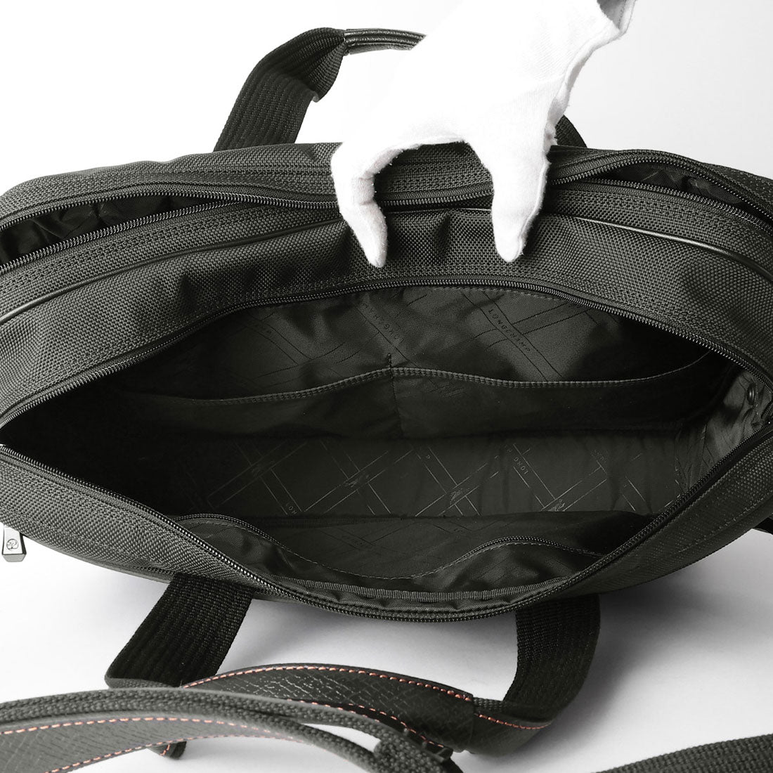 ロンシャン LONGCHAMP ブリーフケース ボックスフォード PORTE DOCUMENT 1487 080 001 （ブラック） ブラック
