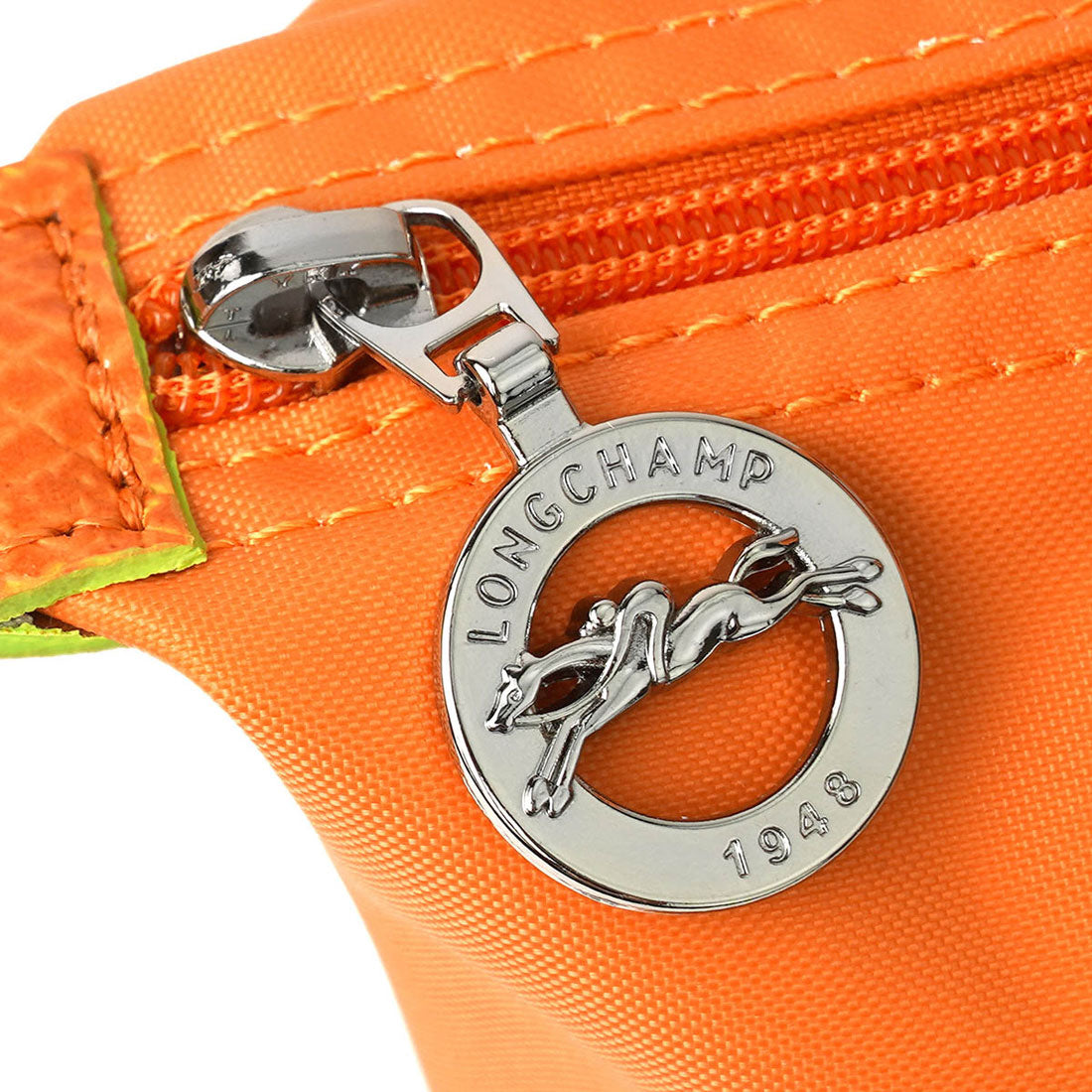 LONGCHAMP handbag Le Pliage green top handle bag size S 1621 919 P54 ORANGE