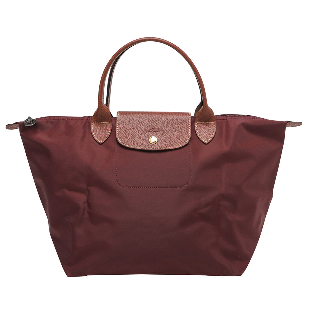 LONGCHAMP Le Pliage Top Handle Bag M Size 1623 089 P87 BORDEAUX