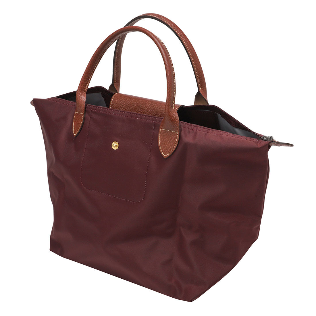 LONGCHAMP Le Pliage Top Handle Bag M Size 1623 089 P87 BORDEAUX