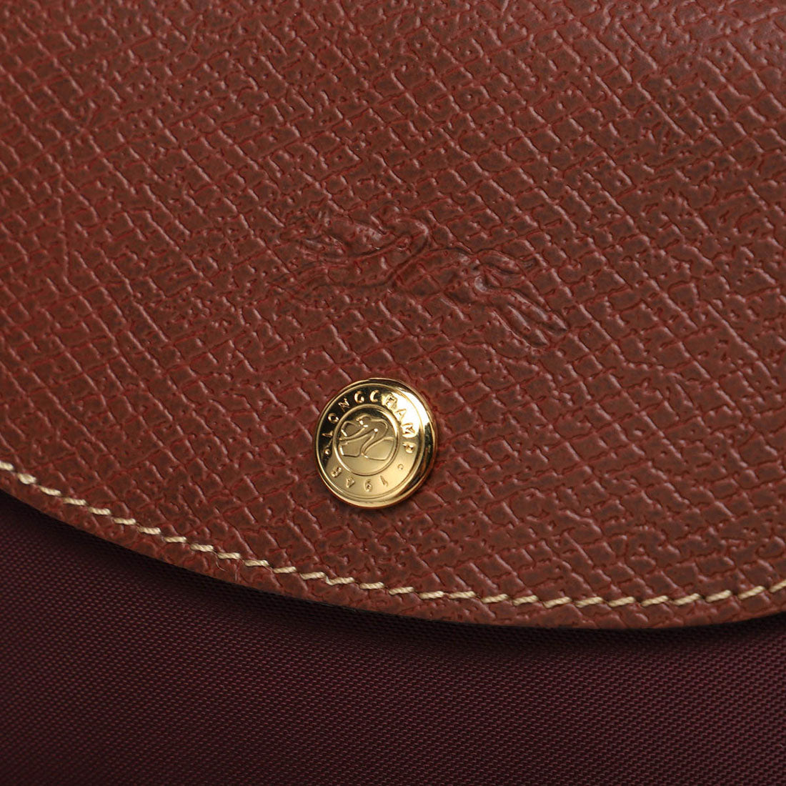 LONGCHAMP Le Pliage Top Handle Bag M Size 1623 089 P87 BORDEAUX